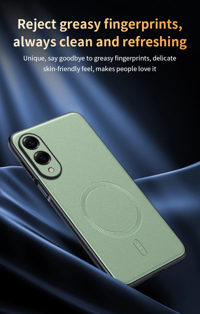 Für Samsung S25 Edge Hülle Magnetische Leder-Schutzhülle Für Samsung S25 Edge Anti-Fingerabdruck Rutschfest PC+TPU – Detail 17