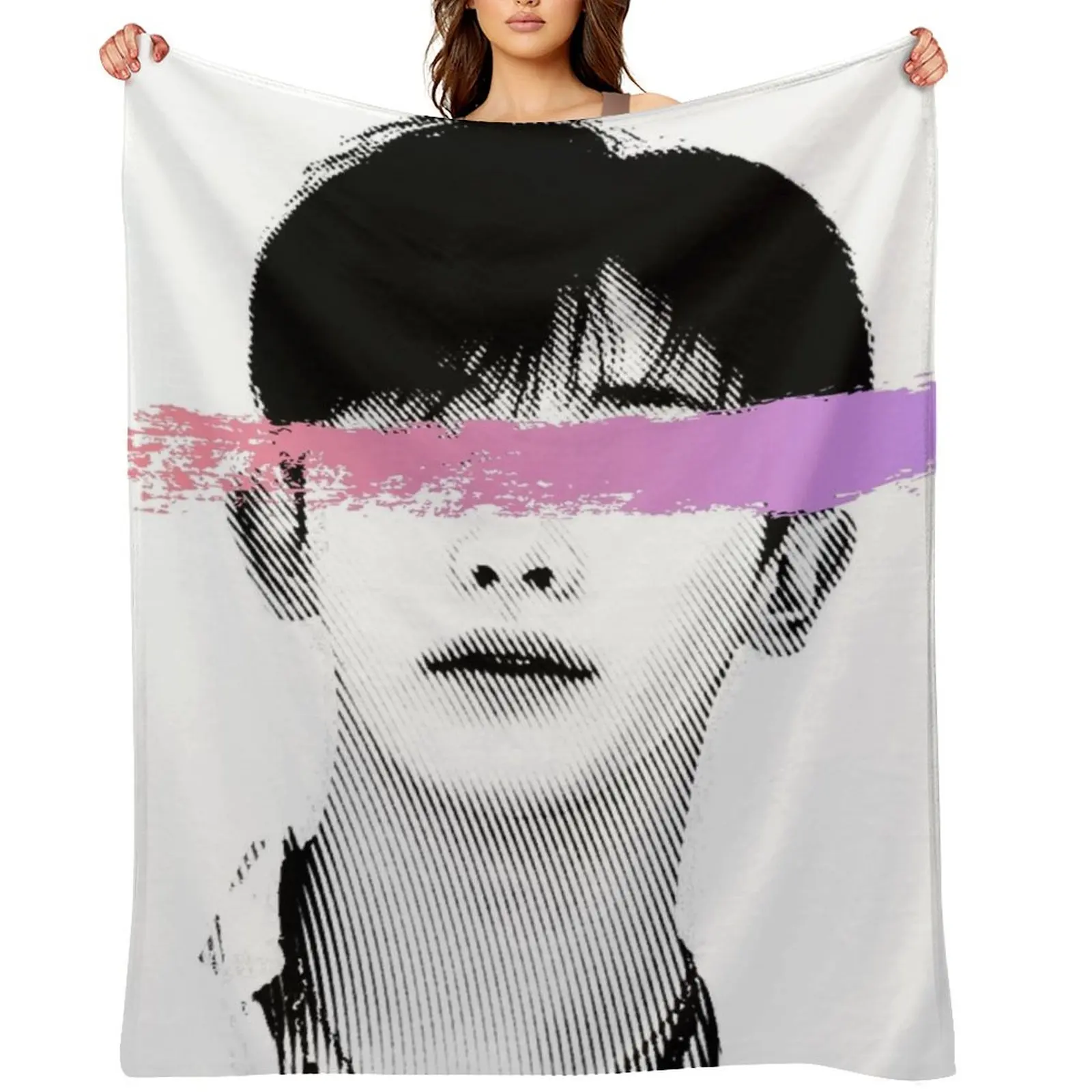 

monstax wonho Throw Blanket Polar halloween christmas decoration For Decorative Sofa Blankets