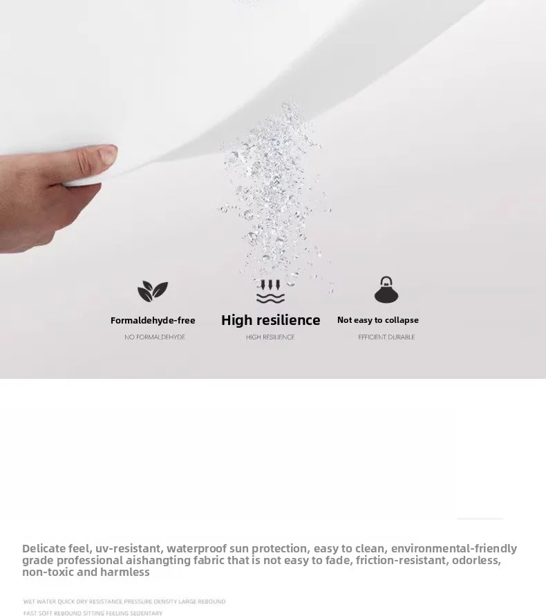 Outdoor Garten Innenhof Regen- und Sonnenschutz Sofa Villa Rattan Sofa Möbel Kombination Freizeit Hotel Rattan Sofa