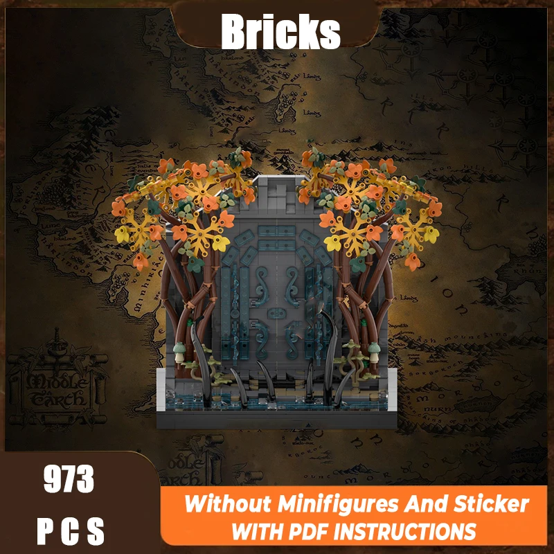 

Exquisite New Product MOC Building Blocks The Lord of the Rings Movie Model Moria Gate Technology Modular Children's Toy DIY Set