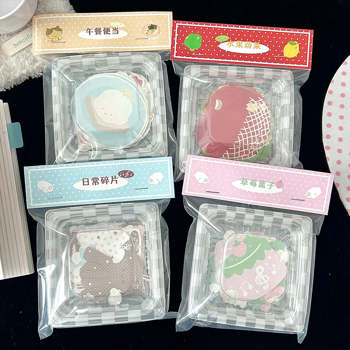 Shaped Memo Notes Box Cute Fruit Vegetable Cartoon Design WakaWaka Creative Message Pads Journal Scrapbooking Decor