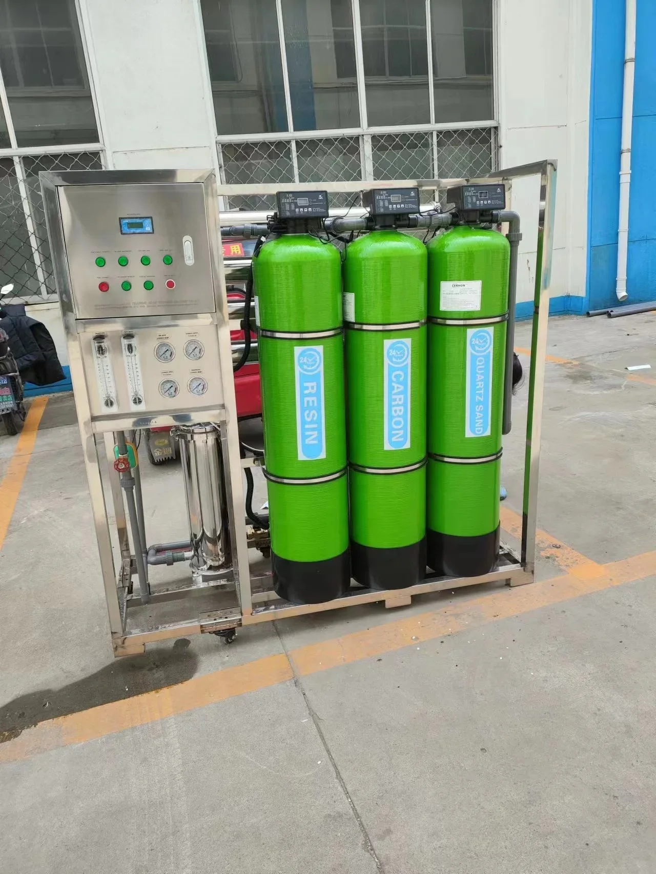 نظام المياه 1000 لتر ساعة 1000LPH ТС planta purificadora mas pequena 1000lph 2000lph qual esta la planta de 100o litros ph