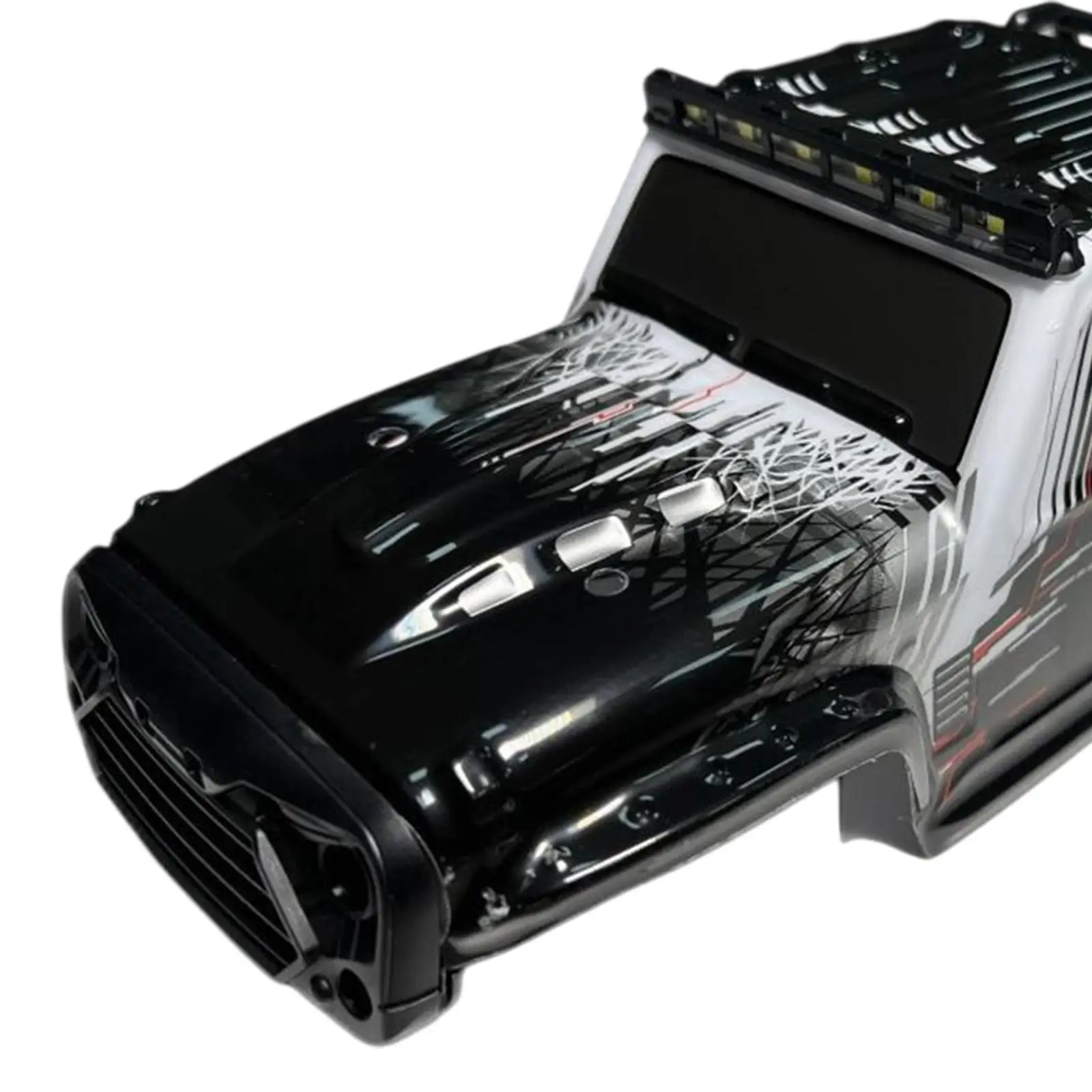 1/14 RC جسم السيارة قذيفة هواية لعبة ملحقات السيارة تعديل لتقوم بها بنفسك سهلة التركيب استبدال قذيفة ل 16101 16102P #5