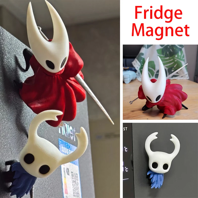 جوفاء فارس مغناطيس الثلاجة أنيمي لعبة ثلاثية الأبعاد مطبوعة رسالة مجلس المغناطيسي مغناطيس الثلاجة تمثال لعب الأولاد نموذج الحلي #1