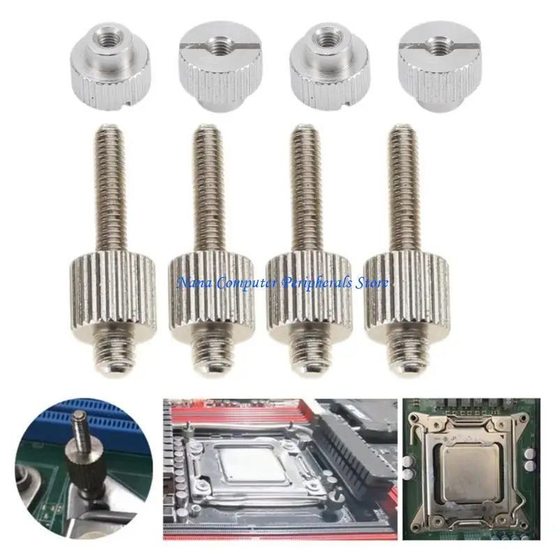 F68C Air Cooled Fastener Hand Twisted Double Head Bridge Screw Nut