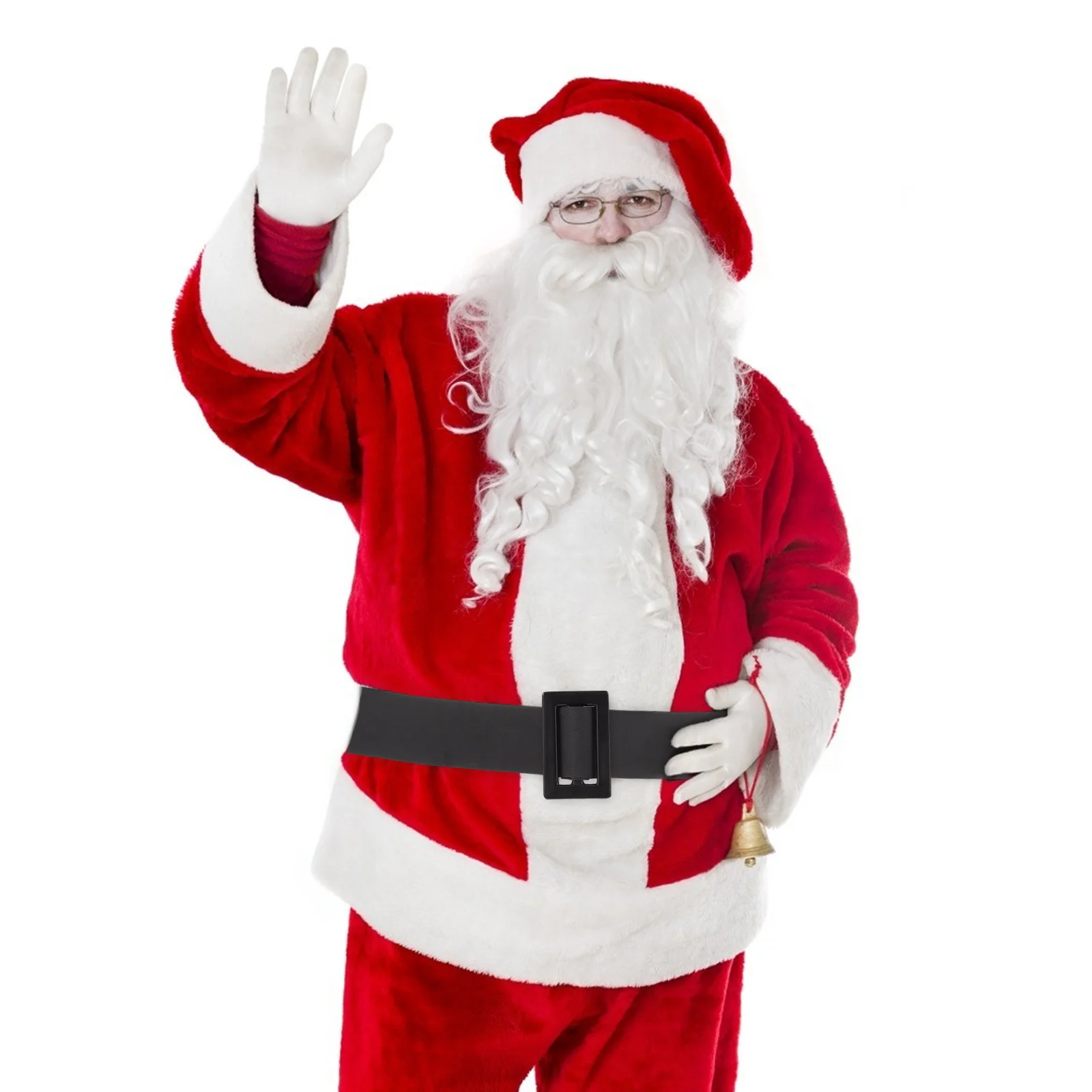 10 قطع من حزام سانتا لعيد الميلاد، حزام خصر ممتاز لإكسسوارات الملابس المزخرفة، ديكورات حزام خصر عيد الميلاد بنفسك #3