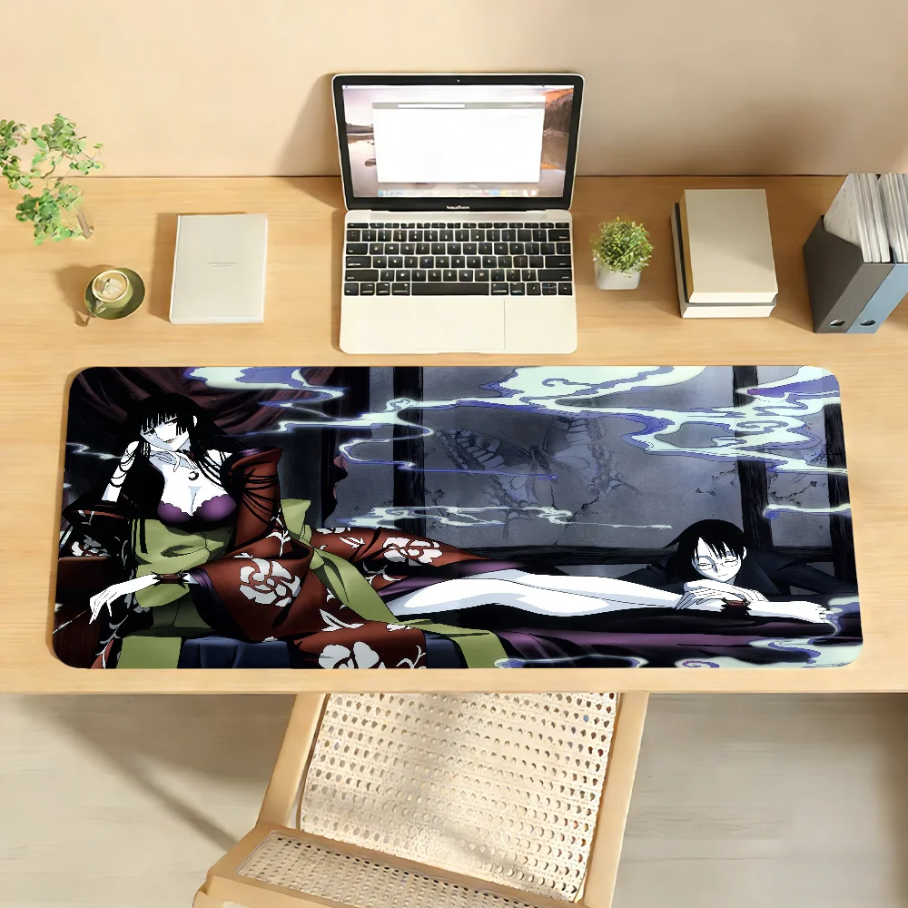 Alfombrilla de Ratón Ichihara Yuuko Manga XxxHOLiC, Antideslizante, con Borde Cosido, Accesorios para PC y Portátil, Alfombrilla de Goma para Teclado de Oficina, Alfombrilla Grande para Juegos