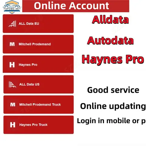 2026 Newest Autodata All Data Online Account Identifix EU Account Software Support Mobile Or Laptop Login Update to 2026 Year