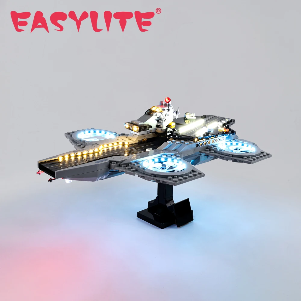 EASYLITE LED Light Set for Helicarrier 76295 Building Blocks Lamp Set Toys Light Kit No Model