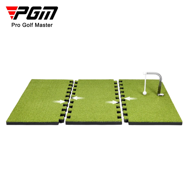 

PGM HL012 Spliceable Impact Pad Adjustable Height Golf Spliceable Swing Practitioner Mini Golf Practice Training Aid Swing Mat