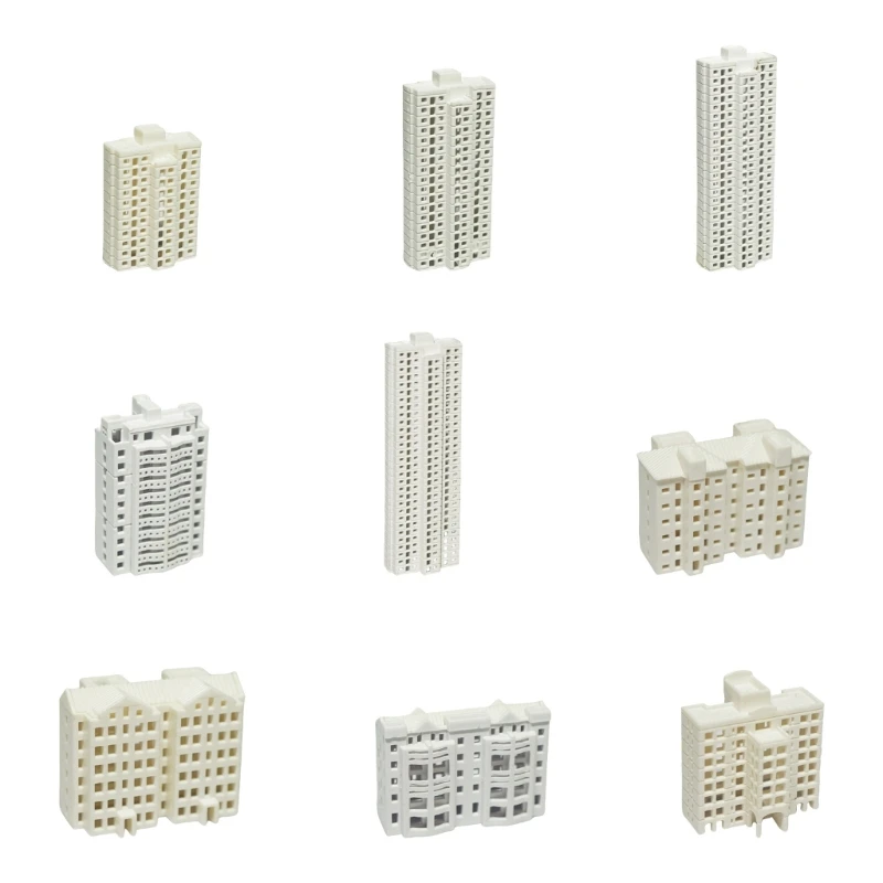  Detailed Scale Apartment Structure DIY Project Unfinisheds Miniature Houses