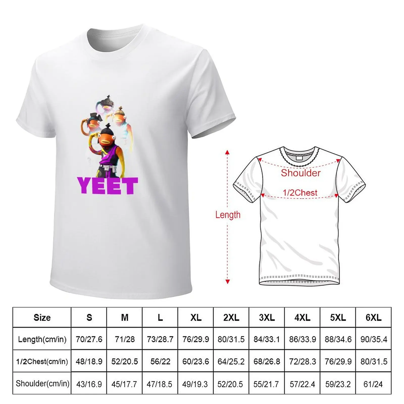 fishstick yeet T-Shirt new edition oversized plain mens t shirt graphic