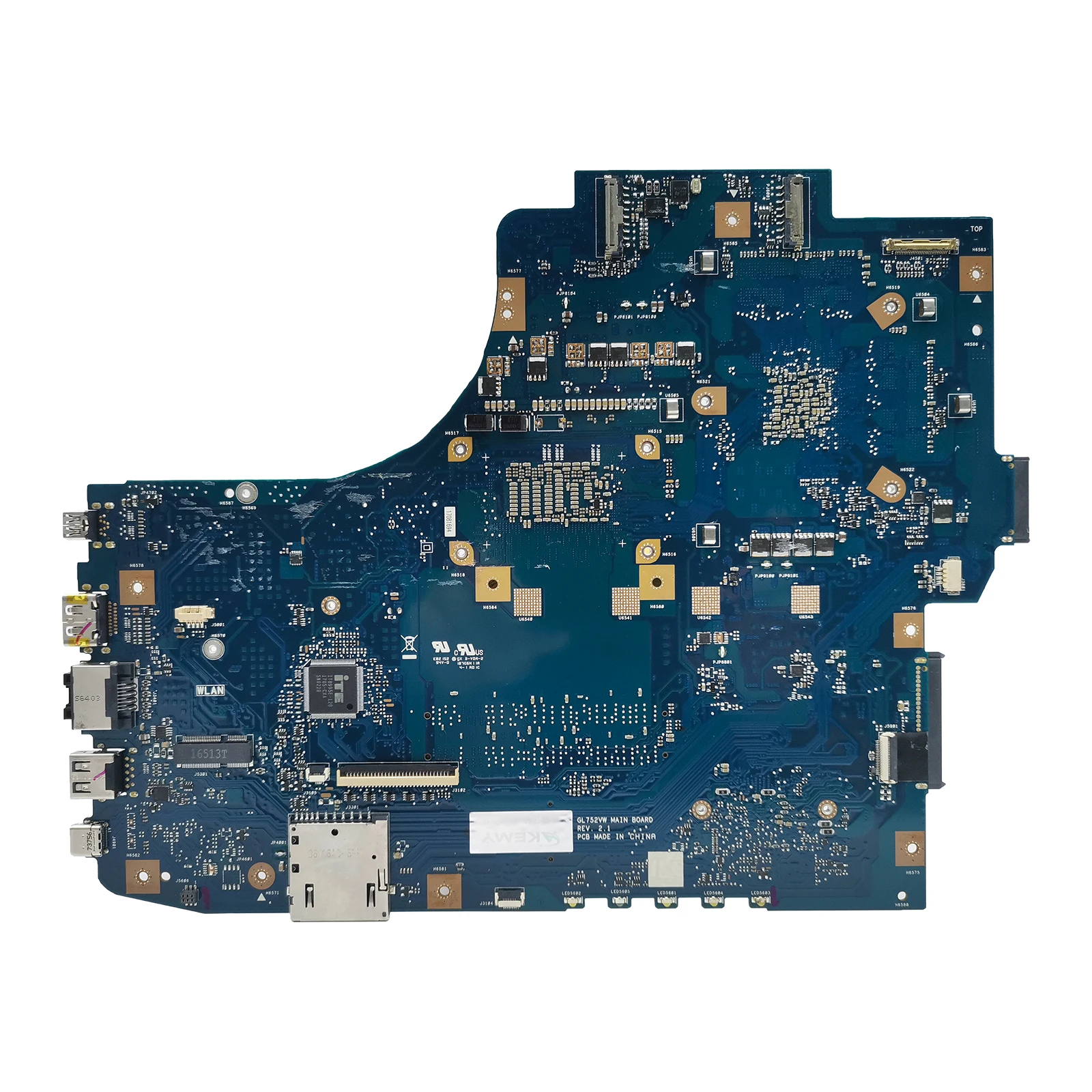 GL752VW Laptop Motherboard For ASUS GL752VL GL752VWM GL752VLM ZX70V FX71PRO Notebook Mainboard I5 I7 6th Gen CPU GTX960M V2G 4G