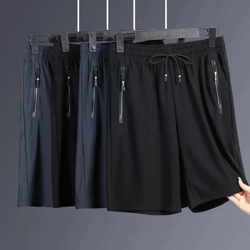 

Men Ice Silk Sport Shorts Gym Running Male Quick Dry Training Basketball Fitness Crossfit Man Clothing