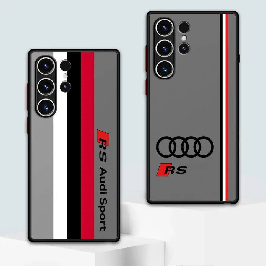 A-Audi RS LOGO Phone case for Samsung Galaxy 20 Ultra Note 10 Plus Lite 9 8 A21 A16 A05 A06 A30 A50 A52 A70 s A31 A51 A71 5G 4G