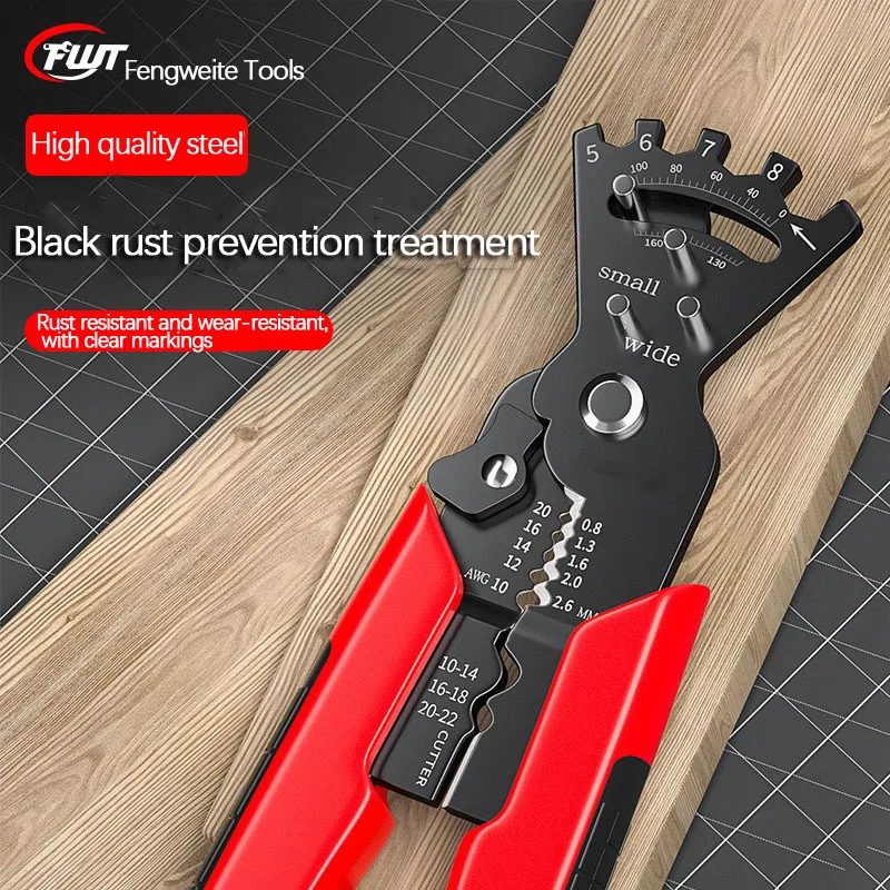 Multifunctional wire stripper electrician special bending wire stripping tool Electric box wire trimming pliers