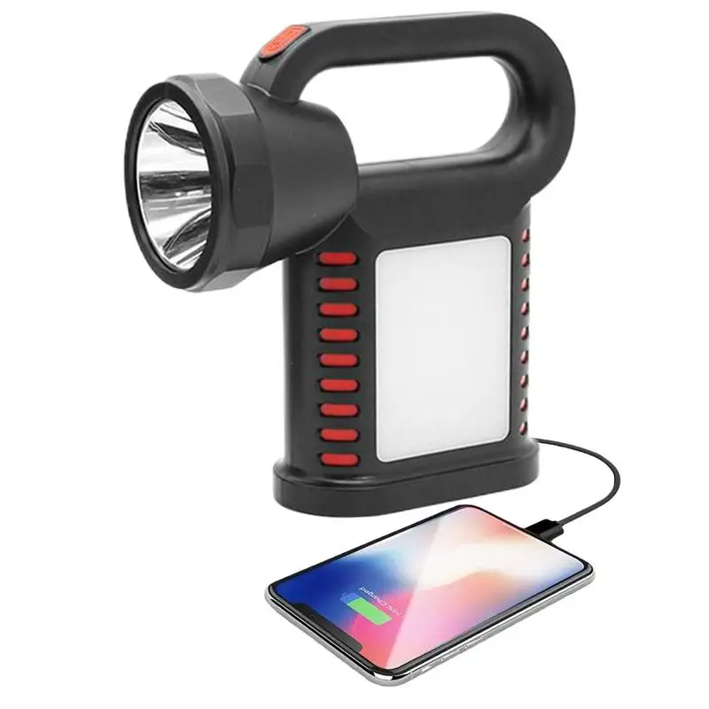 

Solar Powered Lantern Outdoor Lantern Solar Powered Lights Rechargeable Flashlight Adjustable Modes Waterproof Lamp Work Light