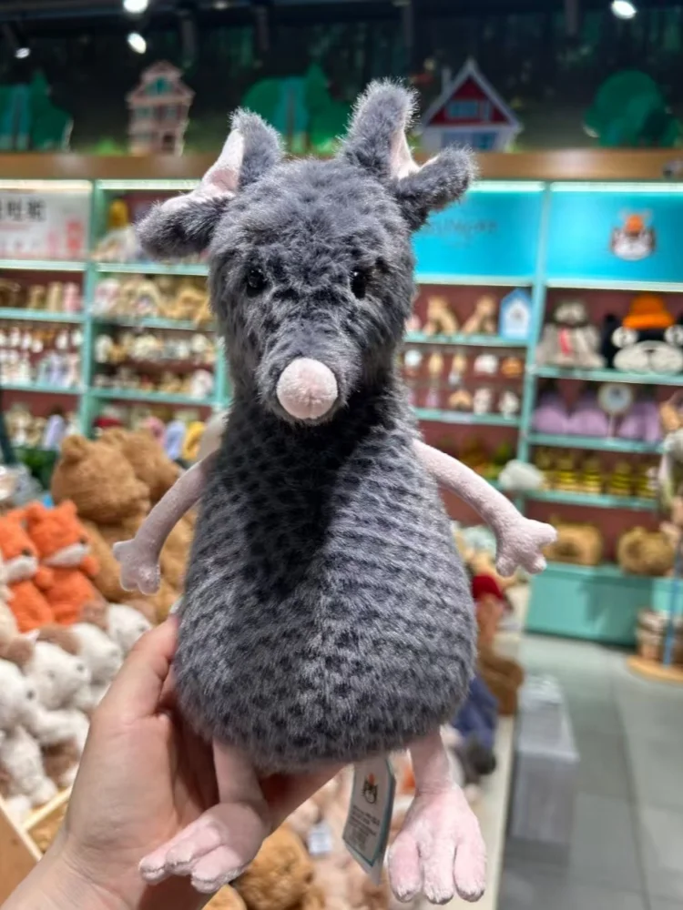 2025 Jellycat Lachlan Sad Rat/Мышь 25 см — NWT Authentic HTF |   Ковбойская шляпа и очки, плюшевый декор, подарок на день рождения