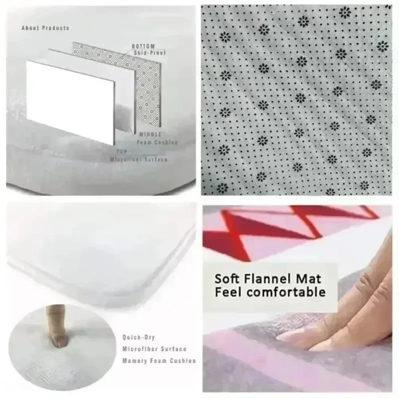 سجادة بنمط لوحة الألعاب الملونة - سجادة بتصميم وحدات تحكم متعددة لغرفة المعيشة وغرفة نوم الأطفال غير قابلة للانزلاق وقابلة للغسل