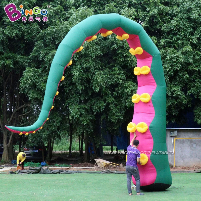 16ft Oxford Inflatable Octopus Leg Model Inflatable Green Octopus Toys Decoration For Advertising-Sale