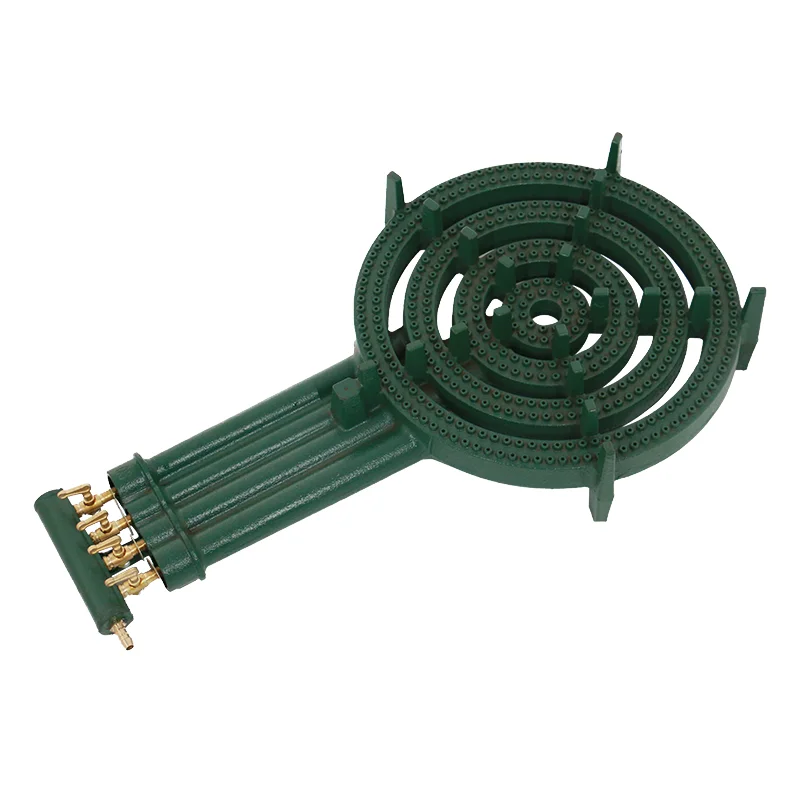Cast Iron 4 Ring Gas Burner C50 Commercial Household Gas Stove for Pancake Frying Pan Outdoor Cooking