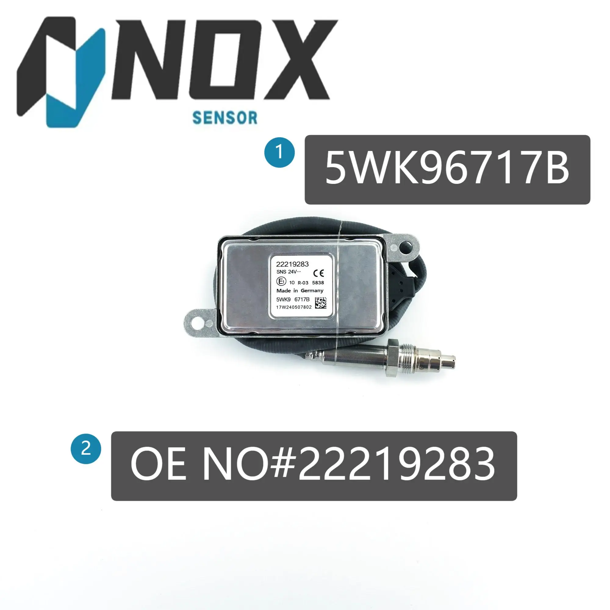 

Nitrogen Oxide Nox Sensor 5WK96717B 22219283 For Volvo SCR parts 5WK9 6717B 22219283