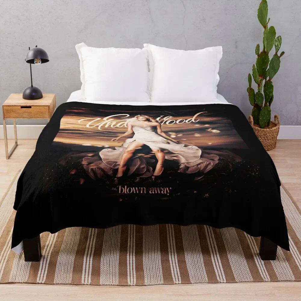 

Carrie Vintage - Carrie Denim & Rhinestones Tour 2023 Throw Blanket All Season Lightweight Soft Blanket for Bed