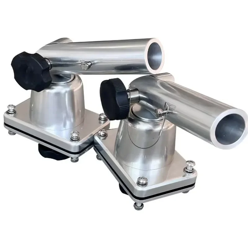Polished Stainless Steel 316 Boat Hand Fishing Pole Bracket Marine Accessory Hardware Rod Holder for Yacht and Kayak