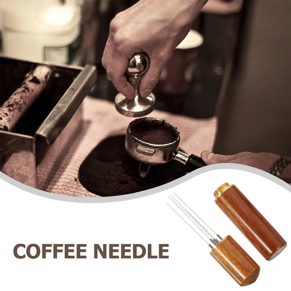 

2pcs Espresso Stirrer Distributor Tool Stainless Steel Powder Stirring Needle For Home Cafe Kitchen Espresso