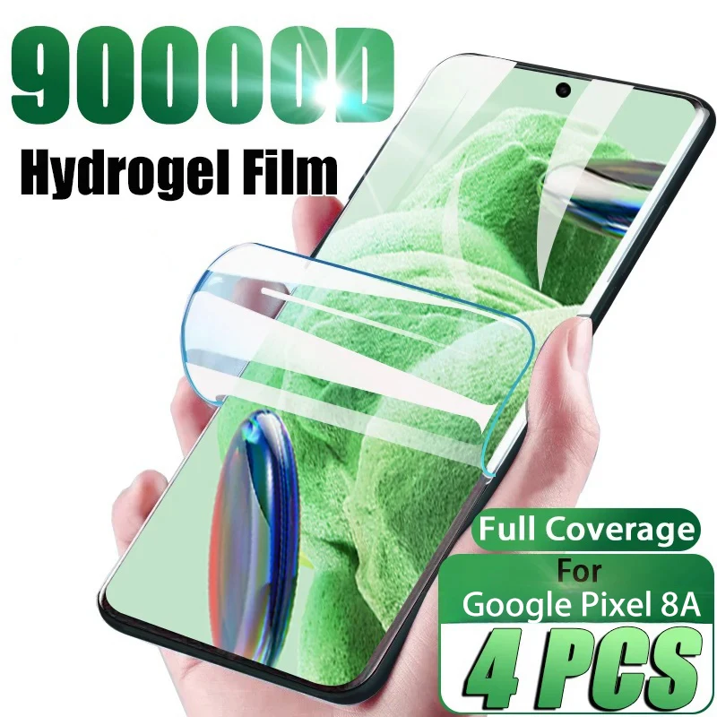 For Google Pixel 8A Anti-scratch Screen Protector HD Clear Soft Hydrogel Film For Pixel 8A Full Covererage Protection Films