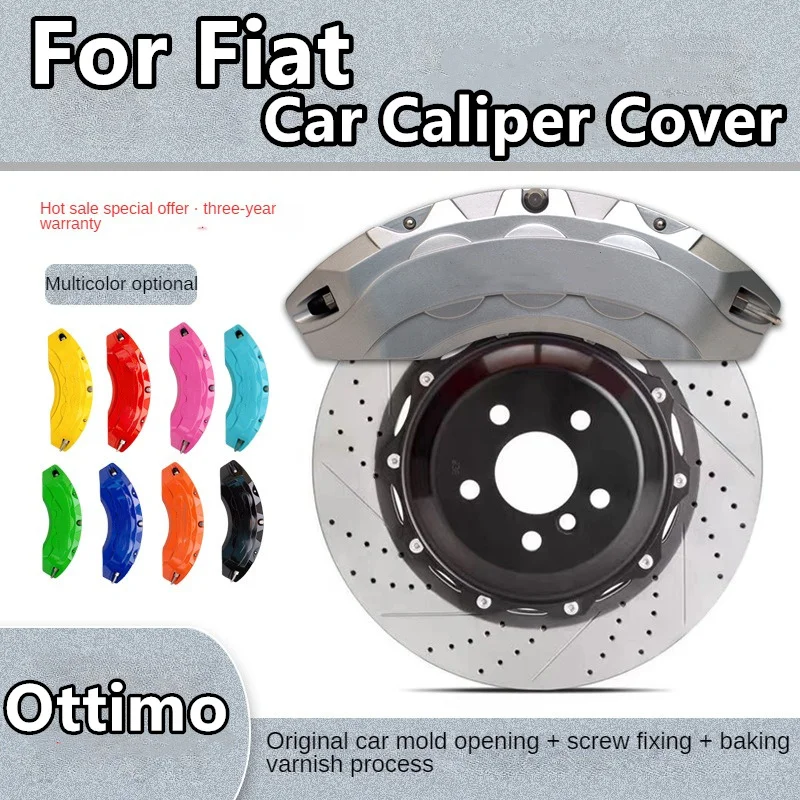 For Fiat Ottimo Brake Caliper Cover Aluminum Alloy Front Rear Wheel Modification Kit Fit 1.4T 2014 2015 2017