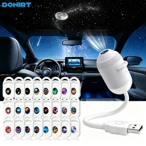 2-in-1 USB Star Galaxy Projector