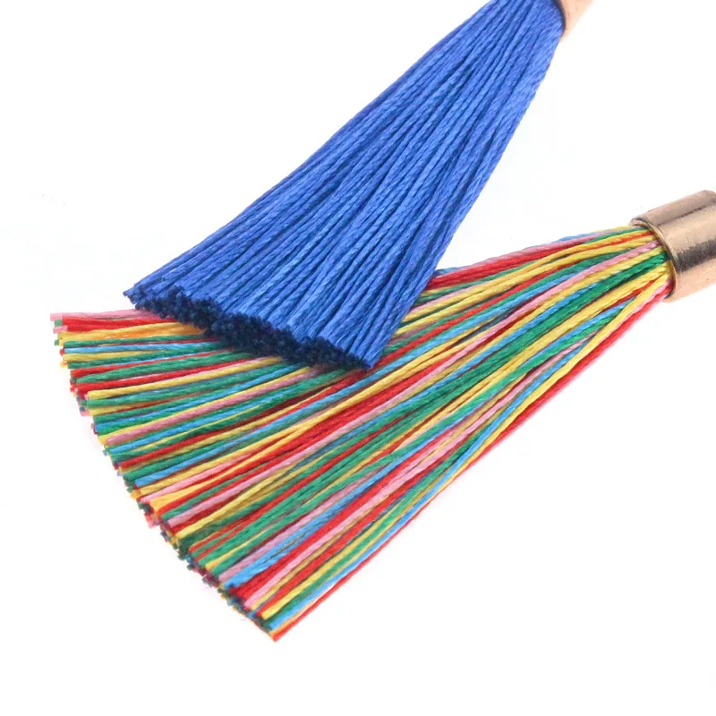 10Pcs 55mm Metal Silk Thread Vintage Leather Tassels / Jewelry Accessories / Jewelry / Earrings Craft Accessories Decorative