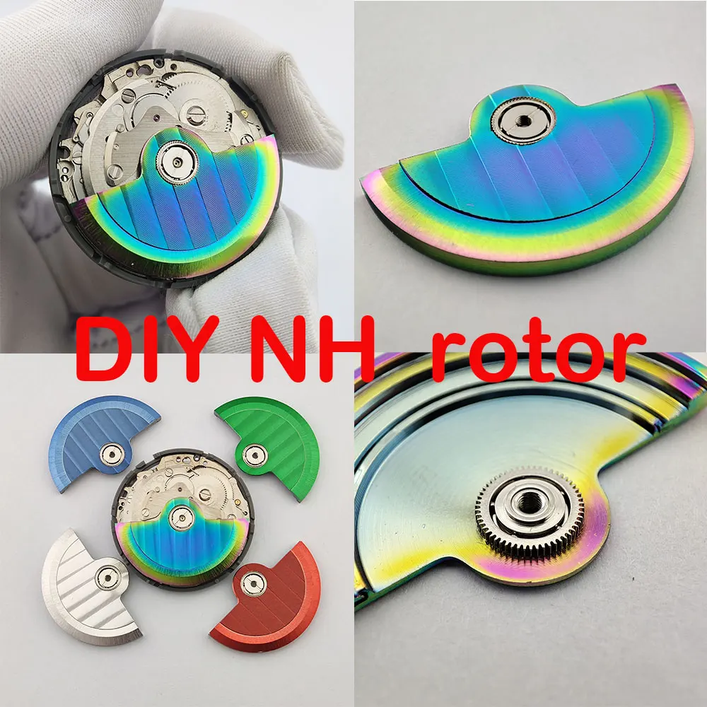 

NH35 ROTOR Watch Movements NH35 NH36 Oscillating Weight Rotors Fits NH34 NH35 NH38 NH39 4R Movements Replace Compatible Parts