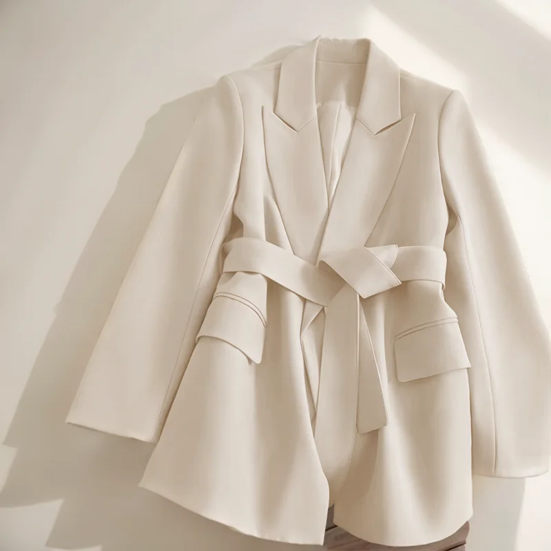 

Женский твидовый костюм-блейзер из ткани «шаркскин» в стиле Тюдор, полированный, элегантный, с декоративными элементами, люкс, переливающийся, комфортный, высококачественный, известный бренд