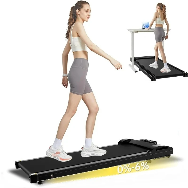 2.0HP Motor Walking Pad Treadmill Home Office Fitness Under Desk Portable Bluetooth Electric Running