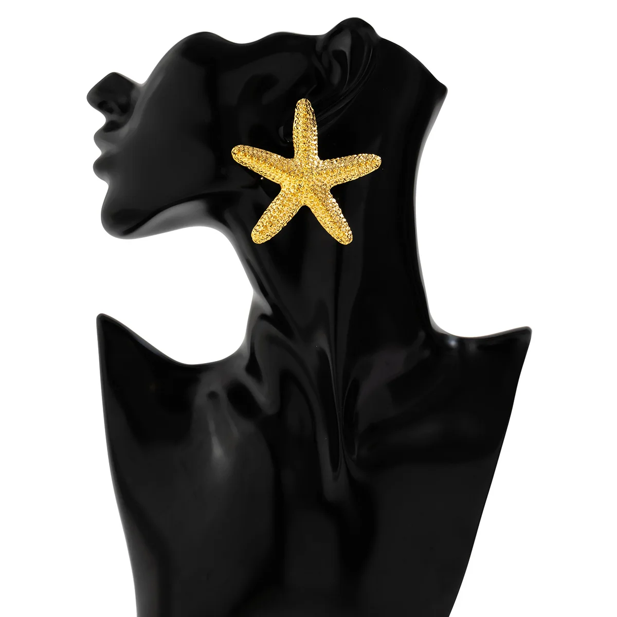 Ingemark Punk Large Starfish Stud Earrings for Women Ladies Trendy Summer Korea Fashion Holiday Piercing Earring Y2K Jewelry New image 6