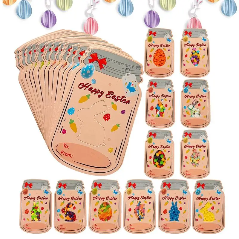 

Easter Card Set Bunny Egg Happy Easter Cards Kit 24 Pack Easter Eggs Note Card Colorful Easter Postcards For Classroom Exchange