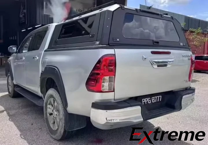 Aluminum Alloy Universal Hardtop Topper Camping Adventure Canopy with Waterproof Locking Tailbox Features for Mitsubishi L200