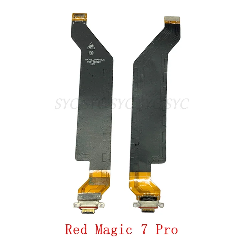 USB Charging Port Board Flex Cable For ZTE Nubia Red Magic 7 Pro 8 Pro 7S Charging Connector Repair Parts