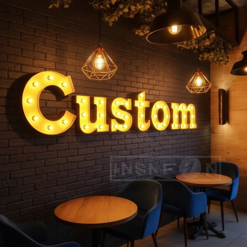 Custom Bulb Letters…