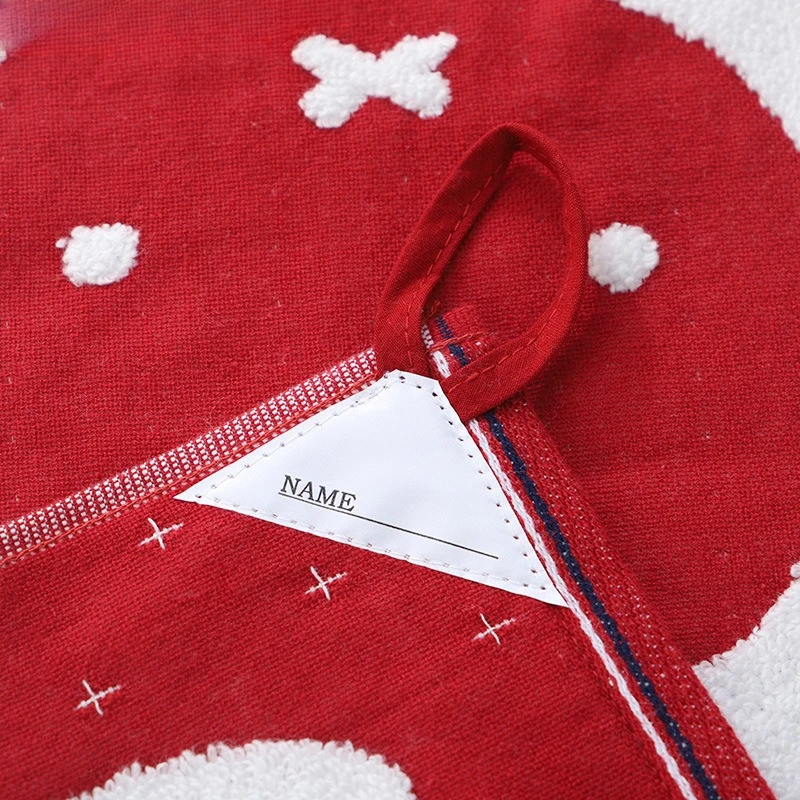 Toalla Kawaii Miffy, toalla de mano cuadrada suave y absorbente con lazo colgante, bonito conejito de dibujos animados, 100% algodón para uso doméstico y en viajes