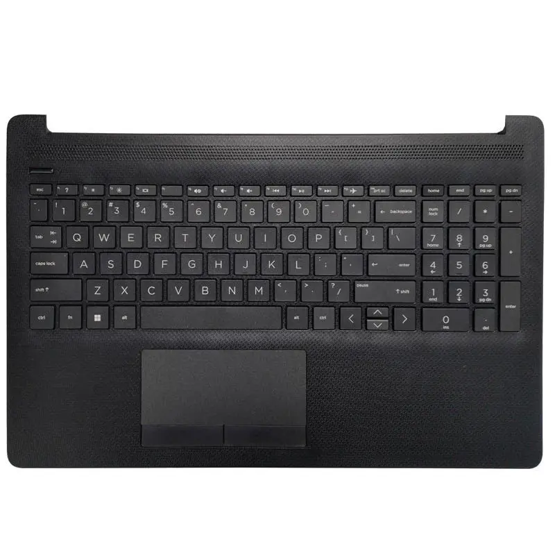 US/Spanish/Russian/Latin Keyboard For HP 15-DA 15-DB 15T-DA 15T-DB 250 255 G7 TPN-C135 136 With Palmrest Upper Cover Touchpad