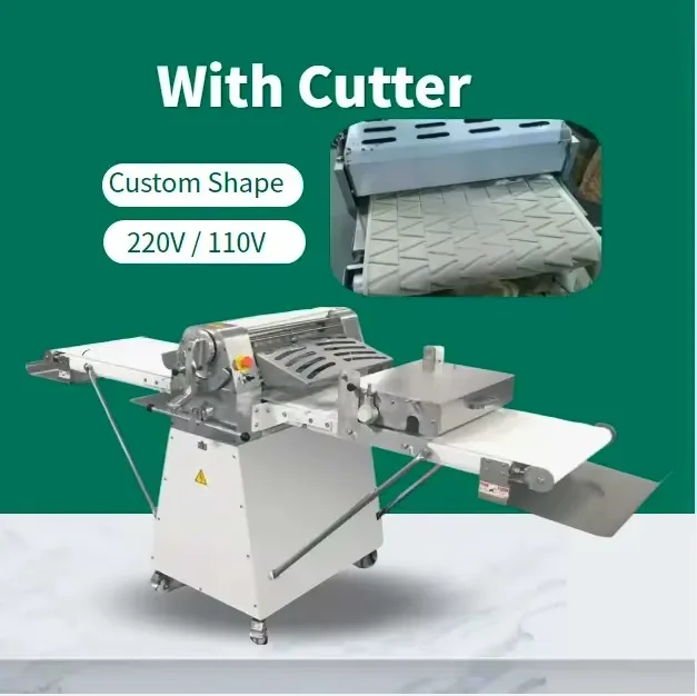Labor‑Saving Dough Sheeter Machine Multi‑spec Rolling for Pizza Croissant Puff Pastry Business Custom
