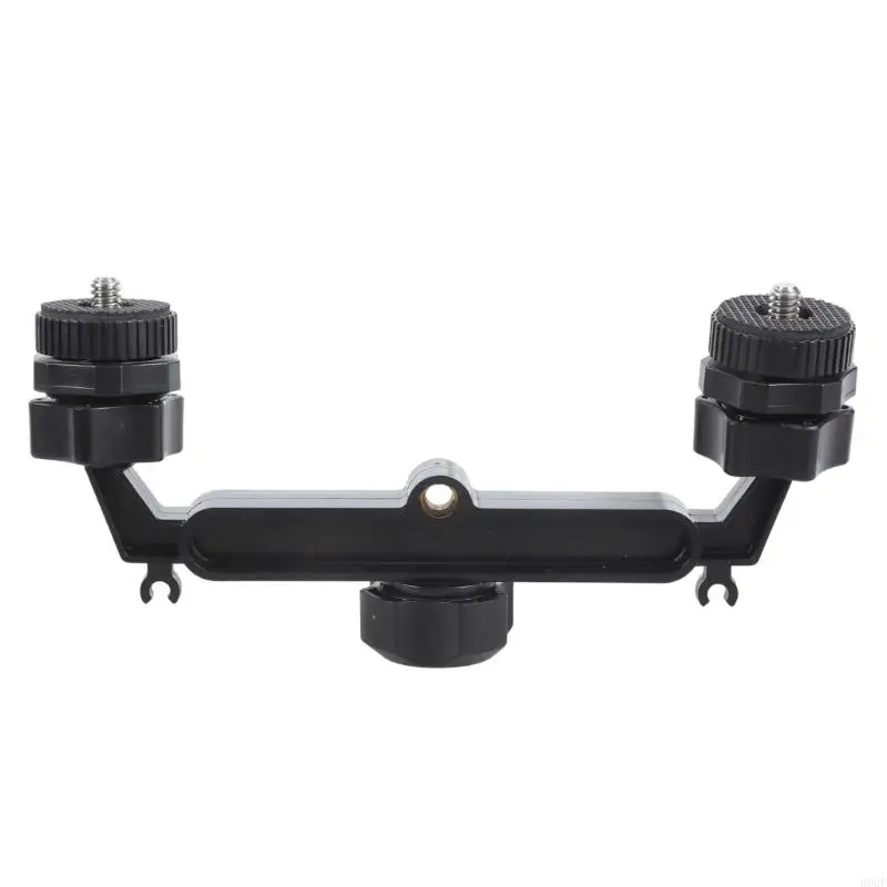 

900F 17mm Ball Mount Double Socket Arm Clamp Joint Connection 1/4" Adapter for Car