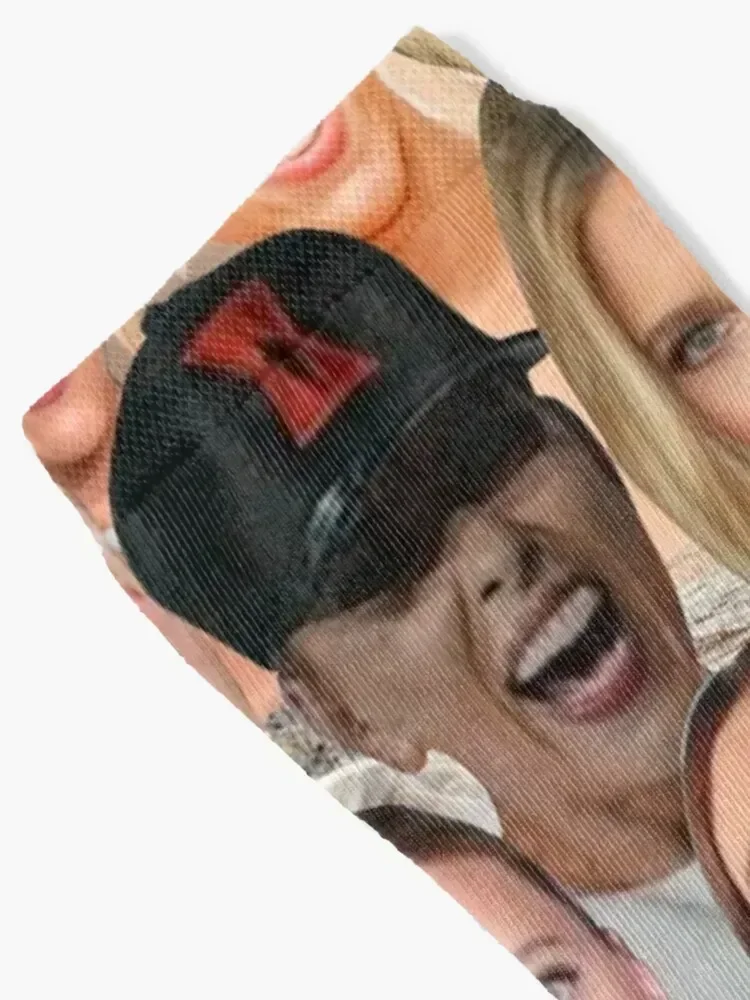 Scarlett Johansson Photo Collage Socks man Toe sports basketball Thermal man winter Socks Women Men's