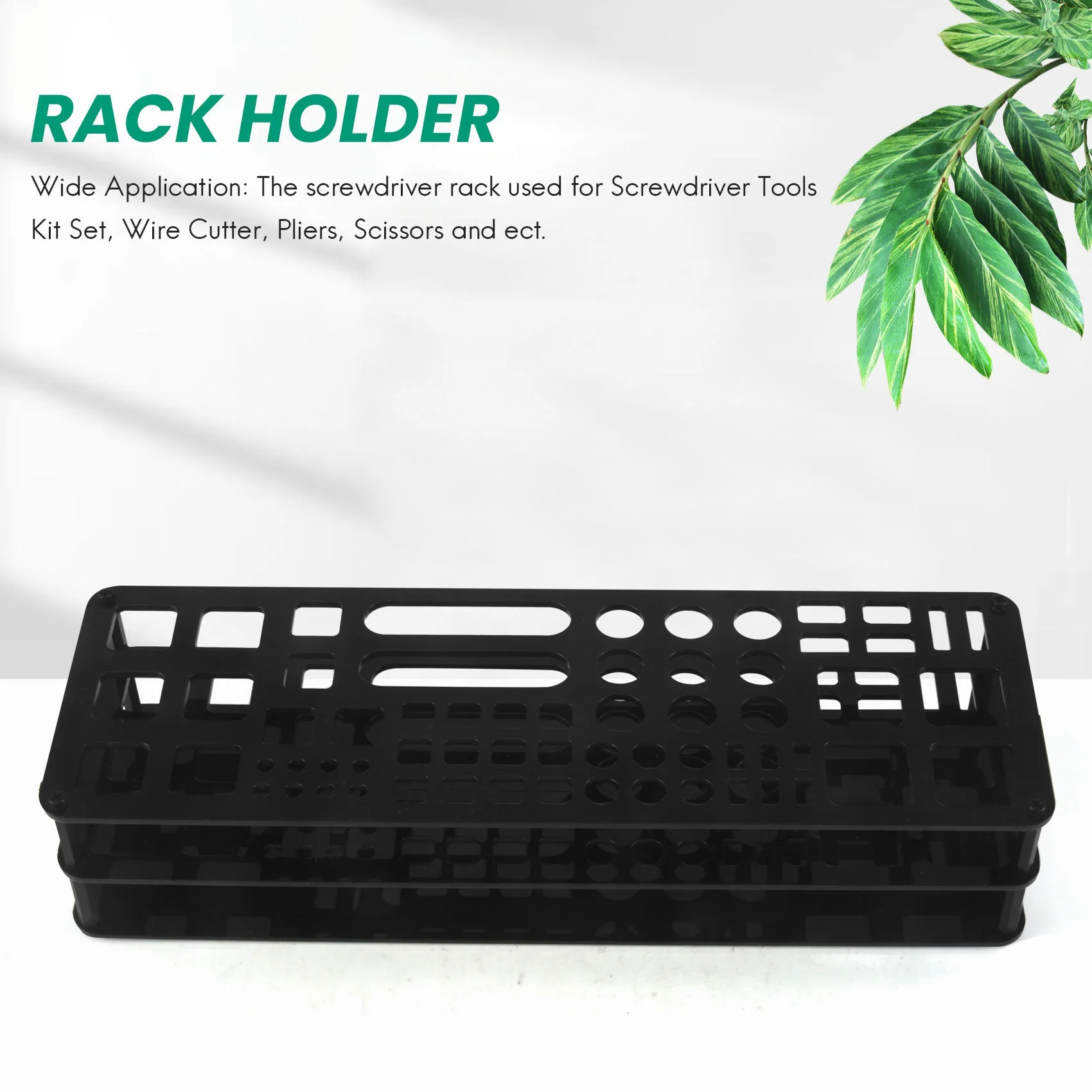 

A64Z Screwdriver Storage Rack Holder Screwdriver Organizers For Hex Cross Screw Driver RC Tools Kit Organizers 63 Hole