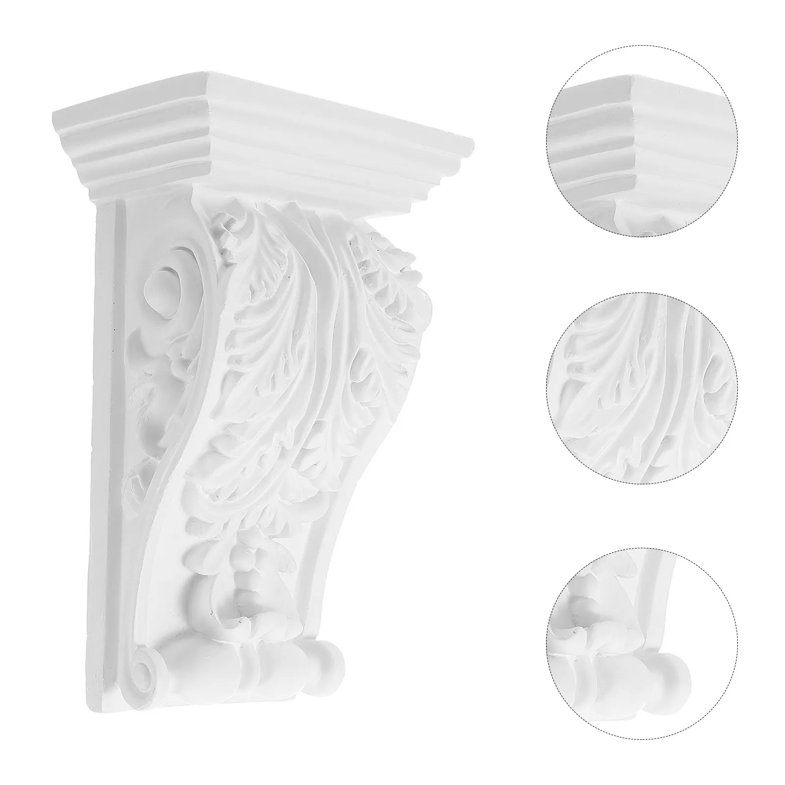 European Style PU Beam Corbel Decorative Corner Moulding Trim Ceiling Decoration Carved Applique for Home Living Room