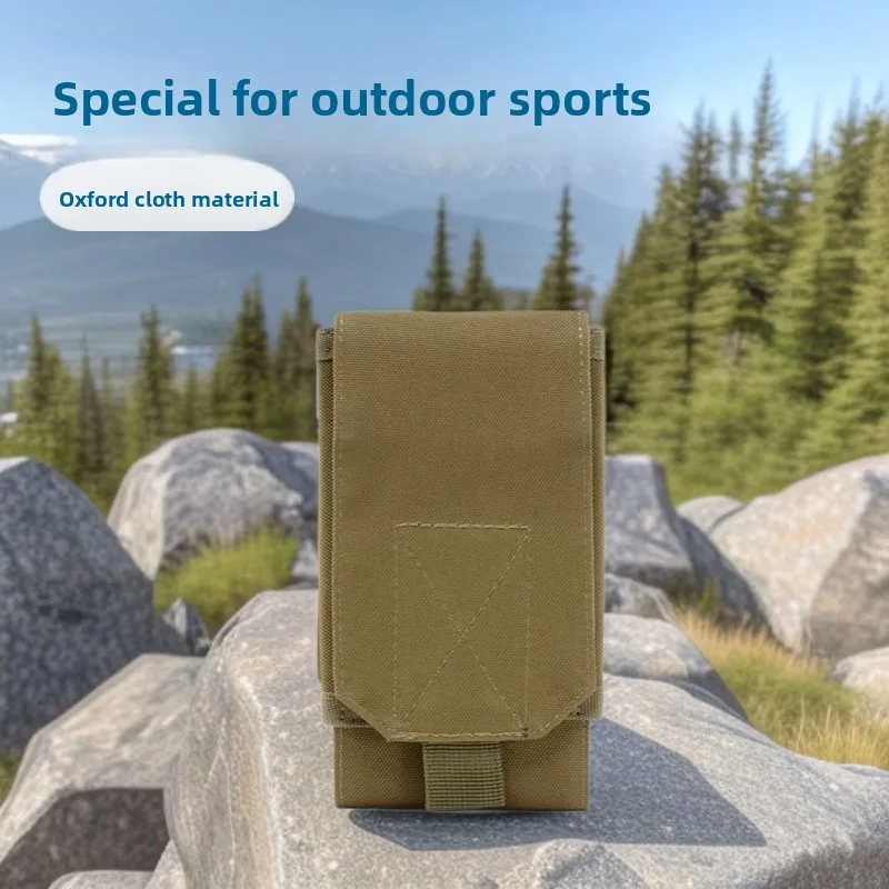 Outdoor Molle Universal 5/6 Inch Cell Phone Waist Pouch Running Mobile Phone Case Bag Camping Hunting Accessory Pouch