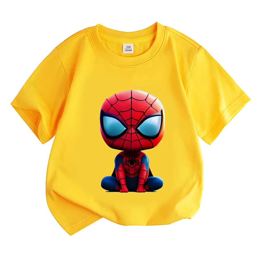 Camiseta infantil com estampa, gola redonda, algodão, fofo, meninas, meninos, crianças, casual, top, alta qualidade, novo